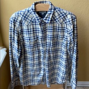 Lucky Brand Flannel Plaid Shirt XL